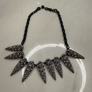 Lulu Frost Black and Silver Statement Necklace